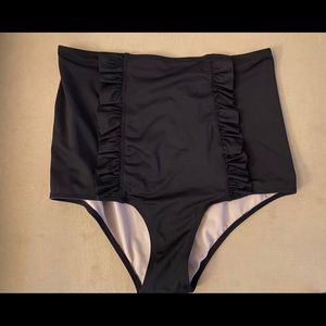 Black Kortni Jeane Swim Bottoms S